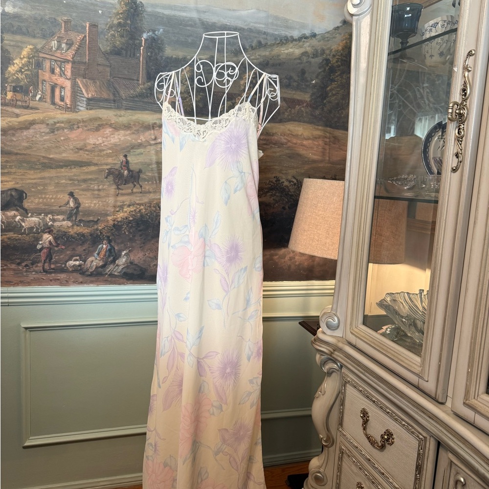 Vintage Valerie Stevens Cream Lace Dress